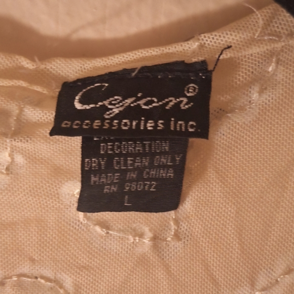 Sequin Tie-Front Sheer Creme Crop Top - Picture 4 of 12